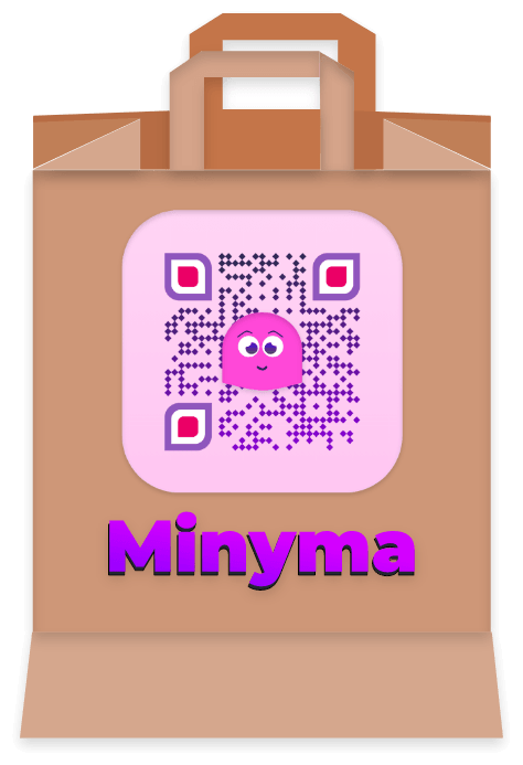 Sac Minyma avec QR code